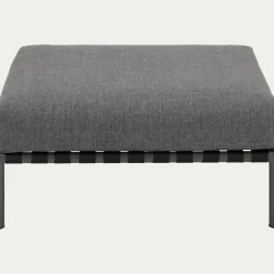 alinea Pouf Exterieur|Salon De Jardin Modulable*Pouf de jardin en aluminium - gris anthracite