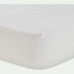 alinea Protection Literie Enfant|Protection Literie Enfant*Protège-matelas en coton bio 160x200cm bonnet 30cm Blanc