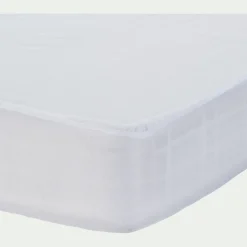 alinea Protection Literie Enfant|Protection Literie Enfant*Protège-matelas imperméable en coton recyclé 90x200cm bonnet 25cm Blanc