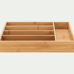 alinea Aménagement Meuble Cuisine*Range couvert en bambou - 35x25cm Naturel