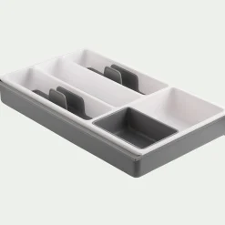 alinea Aménagement Meuble Cuisine*Range couverts en plastique - gris