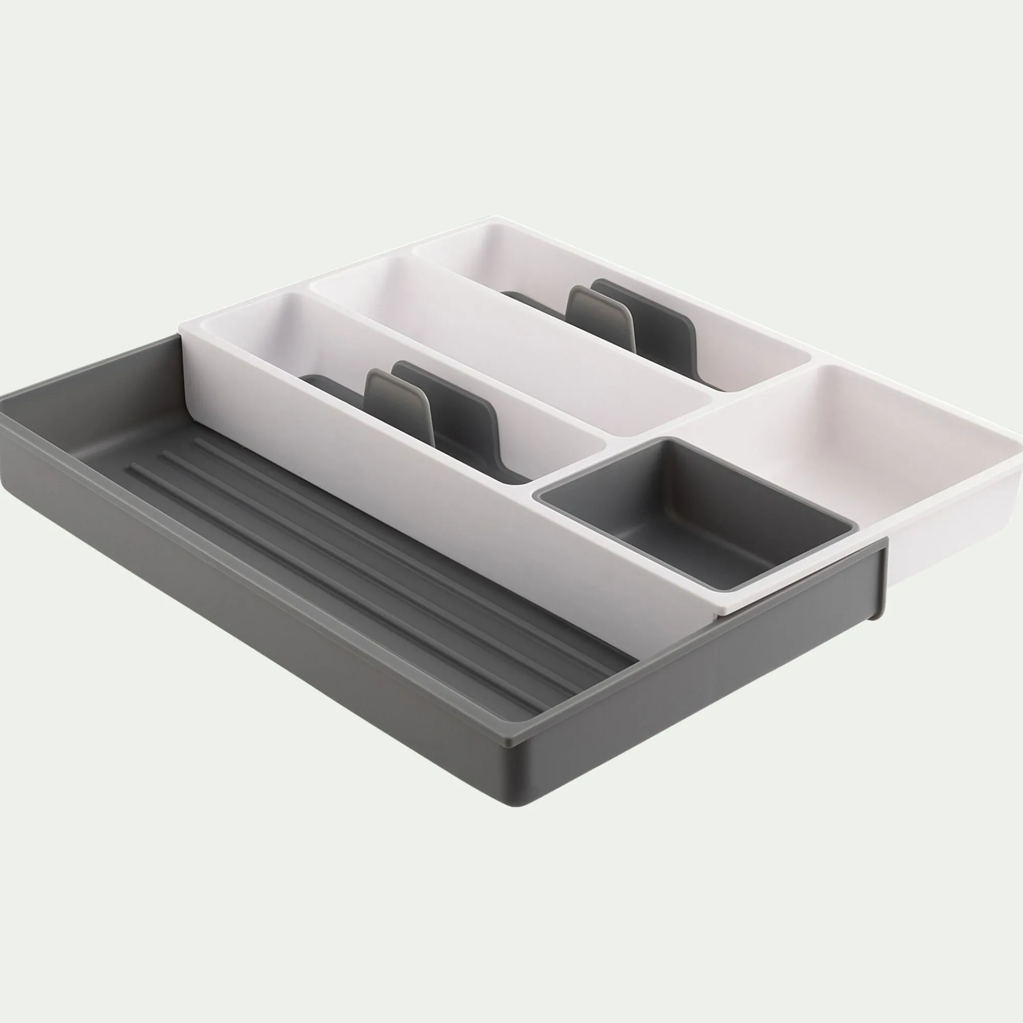 alinea Aménagement Meuble Cuisine*Range couverts en plastique - gris
