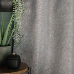 alinea Rideau*Rideau à œillets en polyester 135x300cm - restanque Gris
