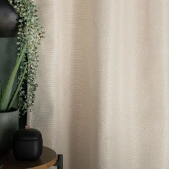 alinea Rideau*Rideau à œillets en polyester 135x300cm - roucas Beige