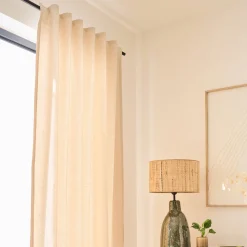 alinea Rideau*Rideau à pattes cachées en coton 130x250cm - Beige
