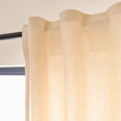 alinea Rideau*Rideau à pattes cachées en coton 130x250cm - Beige