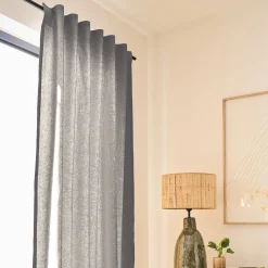 alinea Rideau*Rideau à pattes cachées en coton 130x250cm - Gris