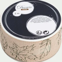 alinea Objet Décoratif De Noël*Ruban déco de noël - (modèle aléatoire) Vert