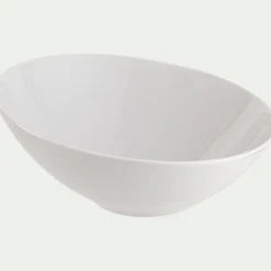 alinea Plat De Service Et Saladier|Assiette De Noël*Saladier incliné en porcelaine H10cm - Blanc