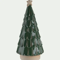 alinea Décoration De La Table De Noël|Objet Décoratif De Noël*Sapin déco à écailles en grès D11,2cm - Vert
