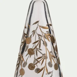 alinea Décoration De La Table De Noël|Petit Sapin De Noël*Sapin déco à poser en verre H19cm - Transparent