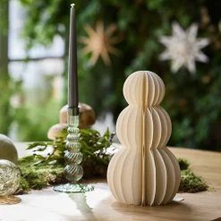 alinea Décoration De La Table De Noël|Petit Sapin De Noël*Sapin déco en papier H29cm - Blanc