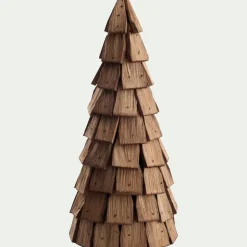 alinea Décoration De La Table De Noël|Petit Sapin De Noël*Sapin décoratif à poser en bois de paulownia H40cm - Naturel