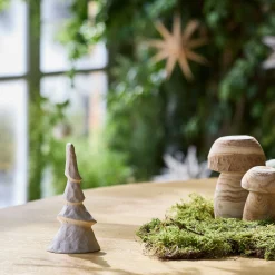alinea Décoration De La Table De Noël|Petit Sapin De Noël*Sapin décoratif à poser en aluminium H18,5cm - Blanc