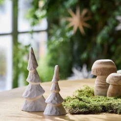 alinea Décoration De La Table De Noël|Petit Sapin De Noël*Sapin décoratif à poser en aluminium H18,5cm - Blanc