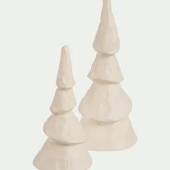 alinea Décoration De La Table De Noël|Petit Sapin De Noël*Sapin décoratif à poser en aluminium H18,5cm - Blanc