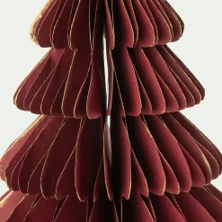 alinea Décoration De La Table De Noël|Petit Sapin De Noël*Sapin décoratif à poser en papier H25cm - Rouge