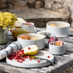 alinea Vaisselle Petit Déjeuner*Service petit déjeuner en grès - Blanc