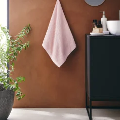 alinea Serviette De Toilette*Serviette de toilette en bouclettes de coton bio - rosa 50x90cm Rose