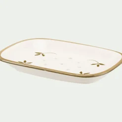 alinea Set De Salle De Bain|Accessoire De Salle De Bain*Set de salle de bain en grès - blanc
