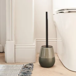 alinea Set De Salle De Bain|Accessoire De Salle De Bain*Set de salle de bain en grès - cèdre Vert