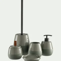alinea Set De Salle De Bain|Accessoire De Salle De Bain*Set de salle de bain en grès - cèdre Vert