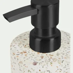alinea Set De Salle De Bain|Accessoire De Salle De Bain*Set de salle de bain en terrazzo - blanc