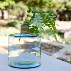 alinea Vase|Vase Et Branchage De Noël*Soliflore en verre recyclé h26cm - Transparent