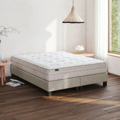 alinea Sommier Tapissier*Sommier tapissier ferme 180x190cm - Beige