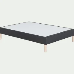 alinea Sommier 140X190 Cm*Sommier tapissier 140x190cm - anthracite Gris