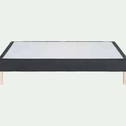 alinea Sommier 140X190 Cm*Sommier tapissier 140x190cm - anthracite Gris