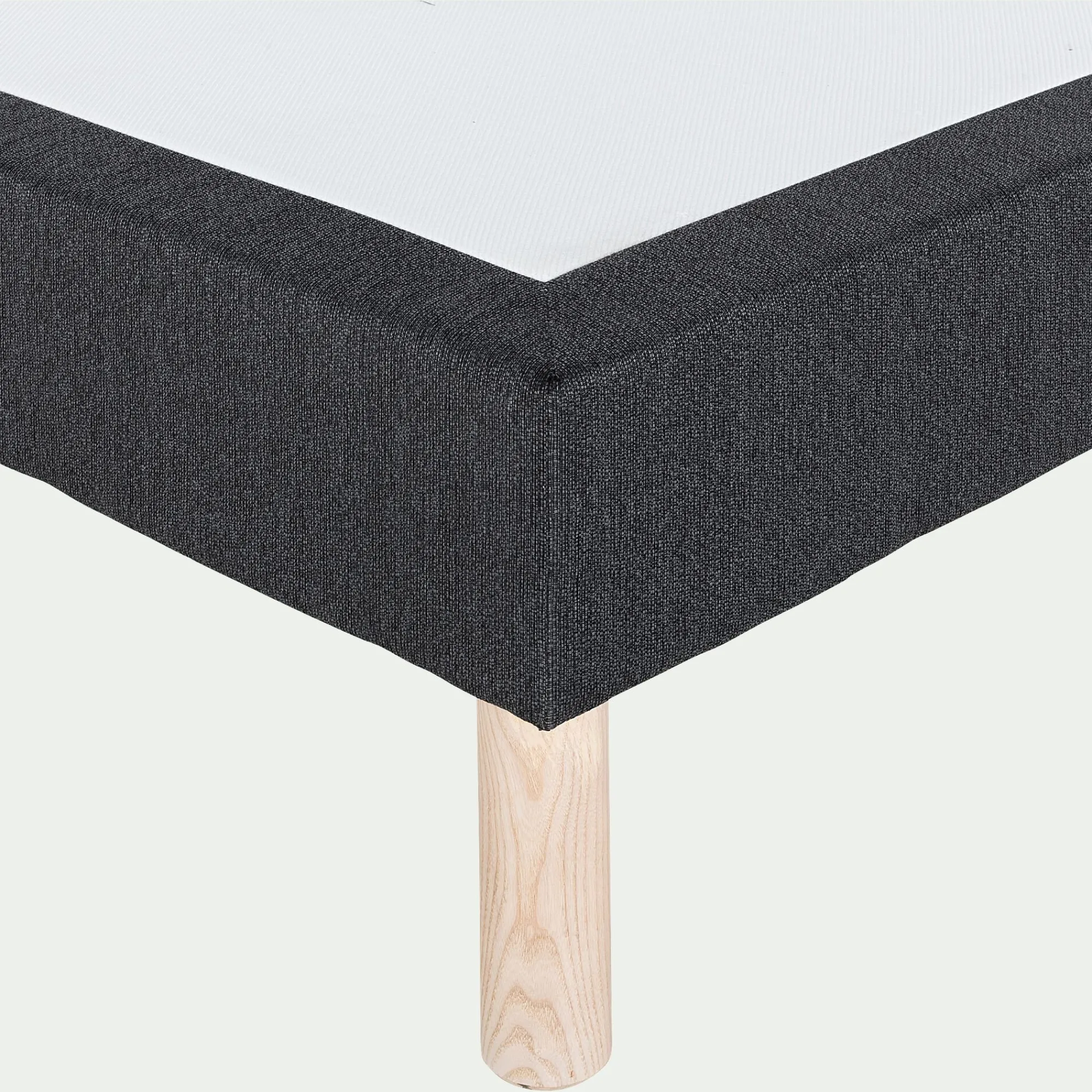 alinea Sommier 140X200 Cm*Sommier tapissier 140x200cm - anthracite Gris