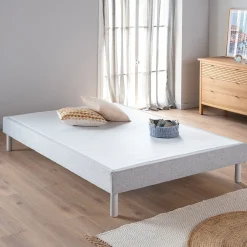 alinea Sommier Tapissier|Sommier 140X190 Cm*Sommier tapissier 140x190cm clair Gris