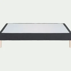 alinea Sommier 140X190 Cm*Sommier tapissier 140x190cm anthracite Gris
