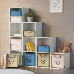 alinea Bibliothèque Enfant|Bibliothèque Enfant*Structure 3 cases en bois H102,6cm - Blanc