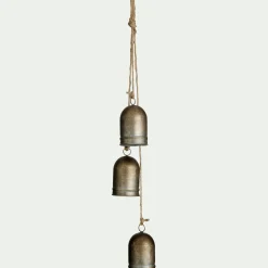 alinea Décoration À Suspendre|Suspension De Noël*Suspension décorative 3 cloches H68cm - Doré
