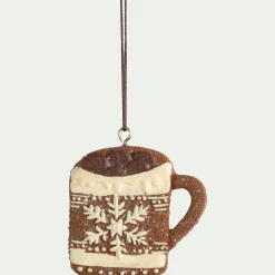 alinea Suspension De Noël*Suspension de Noël biscuit H6,5cm - (modèle aléatoire) Marron