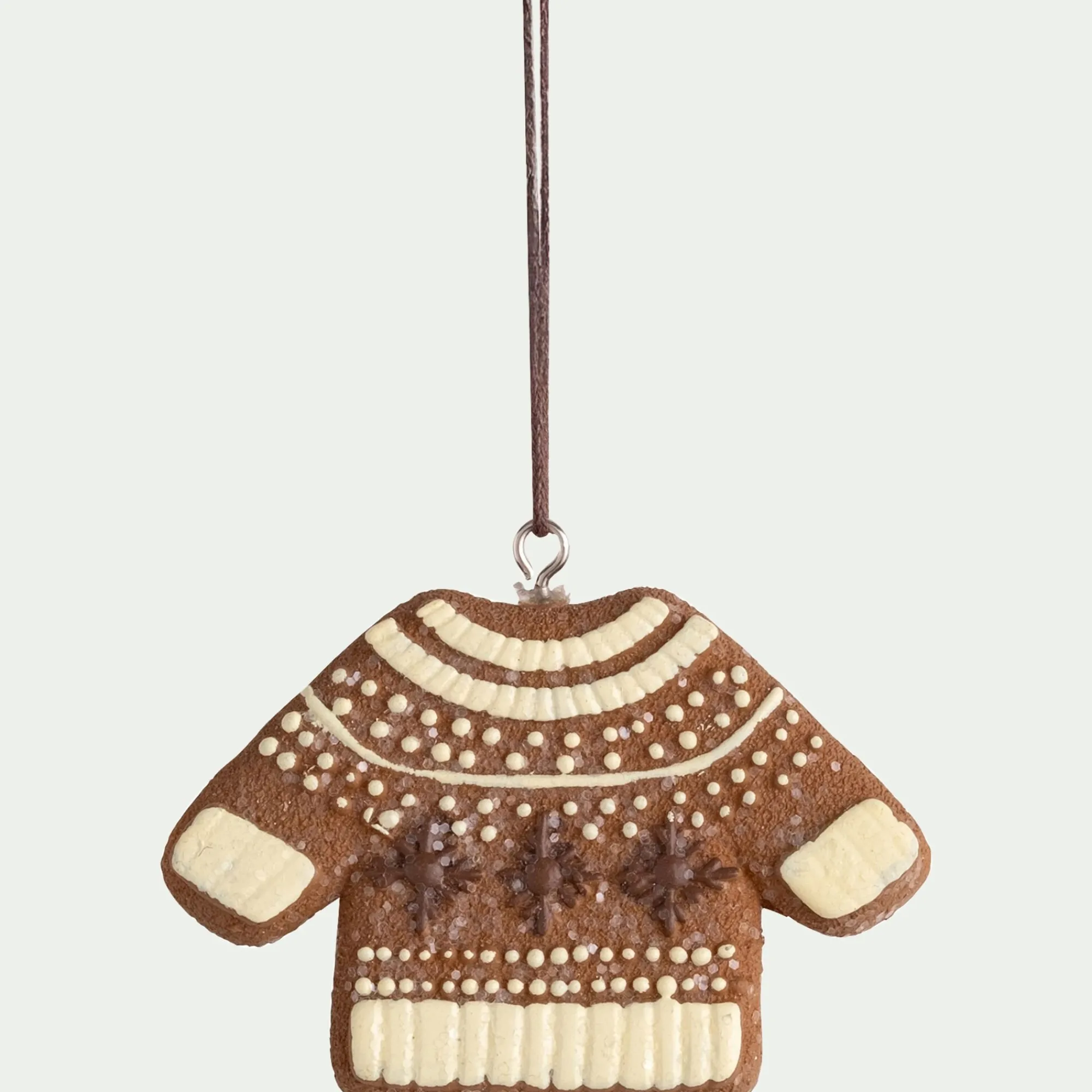 alinea Suspension De Noël*Suspension de Noël biscuit H6,5cm - (modèle aléatoire) Marron