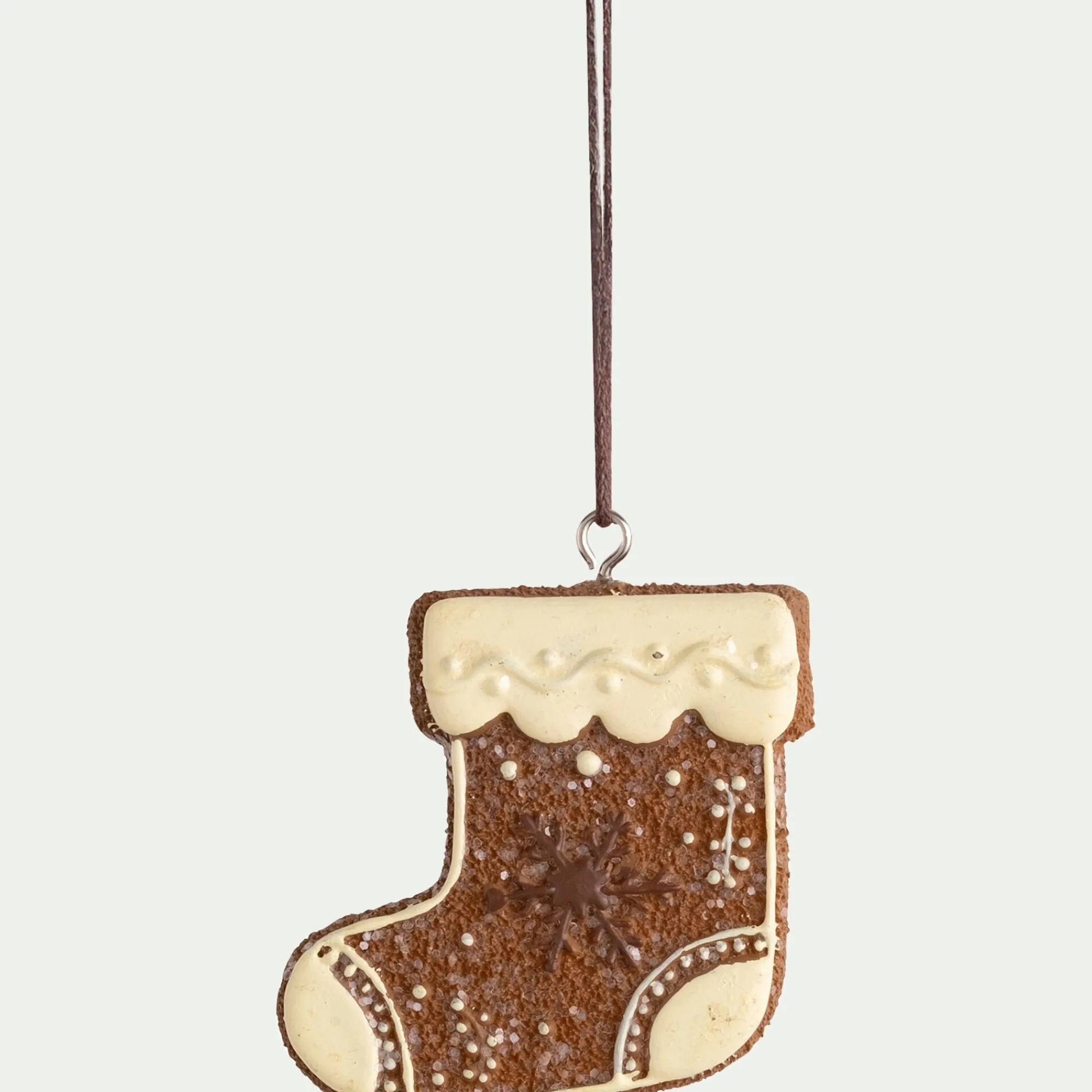alinea Suspension De Noël*Suspension de Noël biscuit H6,5cm - (modèle aléatoire) Marron