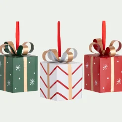 alinea Suspension De Noël*Suspension de Noël cadeau H8,5cm (modèle aléatoire) Rouge