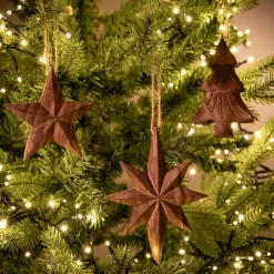 alinea Suspension De Noël*Suspension de Noël en bois de peuplier - (modèle aléatoire) Naturel