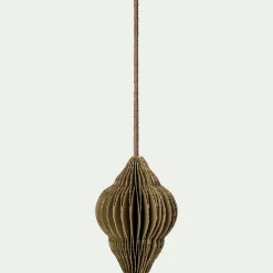 alinea Suspension De Noël*Suspension de Noël en papier H8cm - Doré