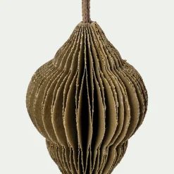 alinea Suspension De Noël*Suspension de Noël en papier H8cm - Doré