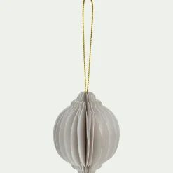 alinea Suspension De Noël*Suspension de Noël en papier H6cm - (modèle aléatoire) Blanc