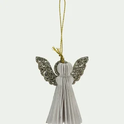 alinea Suspension De Noël*Suspension de Noël en papier H6cm - (modèle aléatoire) Blanc