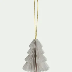 alinea Suspension De Noël*Suspension de Noël en papier H6cm - (modèle aléatoire) Blanc