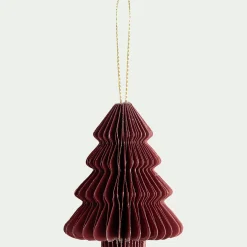 alinea Suspension De Noël*Suspension de Noël en papier H6cm - (modèle aléatoire) Rouge