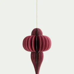 alinea Suspension De Noël*Suspension de Noël goutte en papier H8cm - Rouge