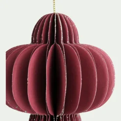 alinea Suspension De Noël*Suspension de Noël goutte en papier H8cm - Rouge