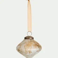 alinea Suspension De Noël*Suspension de Noël goutte en verre H9cm - Doré